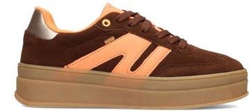 POSH by Poelman NOË Dames Sneakers - Donker Bruin 39 (Mode), Kleding | Dames, Schoenen, Verzenden, Nieuw