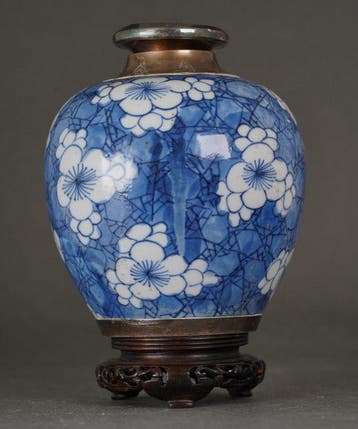 Kangxi (1662-1722) - Pot - Pruimenbloesem en Gebroken IJs,, Antiek en Kunst