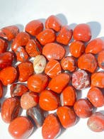***GEEN RESERVE*** Rode jaspis getrommeld stenen – 1 kg