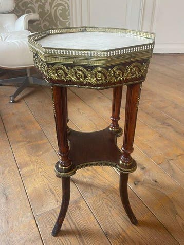 onbekend - Table dappoint - Marbre - Guéridon français, Antiquités & Art