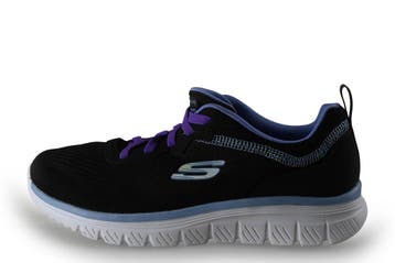 Skechers Sportschoenen in maat 36 Zwart, Kleding | Dames, Schoenen, Skechers, Verzenden, Zo goed als nieuw, Sportschoenen