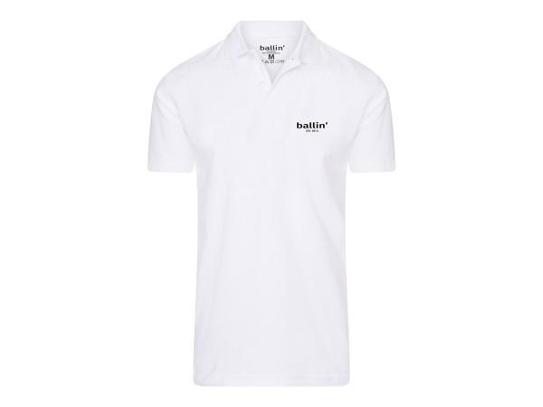 Veiling - Ballin Est. 2013 Basic Polo - Wit - 3XL, Kleding | Heren, T-shirts