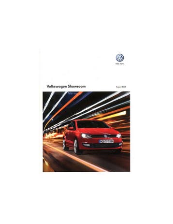 2011 VOLKSWAGEN PROGRAMMA BROCHURE ENGELS AUSTRALIE, Nieuw