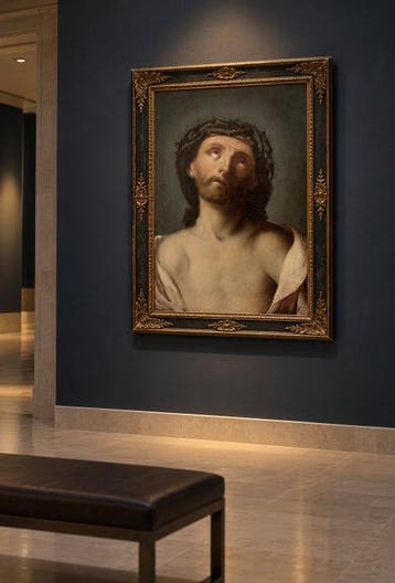 Guido Reni (1675-1642), Navolger van - Eccce Omo