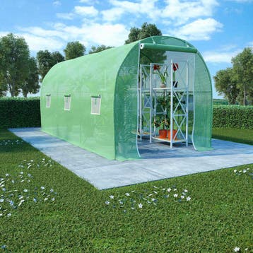 vidaXL Kas 9 m² 4,5x2x2 m, Verzenden