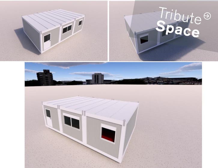 Wooncube 54 (building 6x9m.) NIEUW, Zakelijke goederen, Machines en Bouw | Keten en Containers, Ophalen of Verzenden