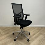 Ergonomische bureaustoel vv gaasrug, zwart -chroom, Ergonomisch, Gebruikt, Zwart, Bureaustoel