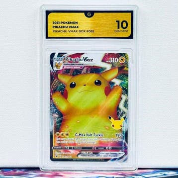 Pokémon Graded card - PIKACHU 062 - Pokémon - GG 10, Nieuw