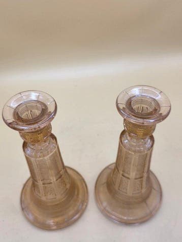 Val Saint Lambert - Bougeoir luxval (2) - Verre