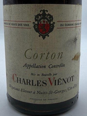 1982 Charles Vienot - Corton Grand Cru - 1 Bouteille (0,75