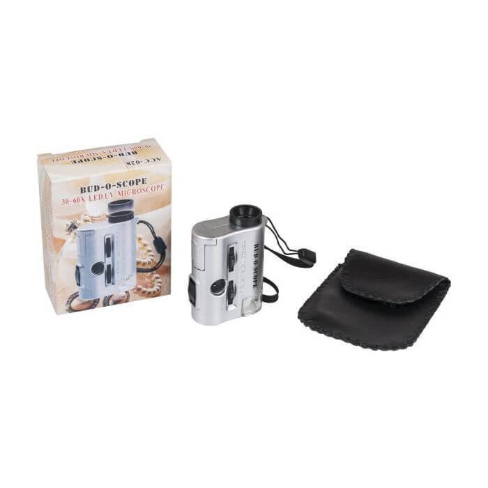Zakmicroscoop 30-60x, Collections, Articles de fumeurs, Briquets & Boîtes d'allumettes, Envoi