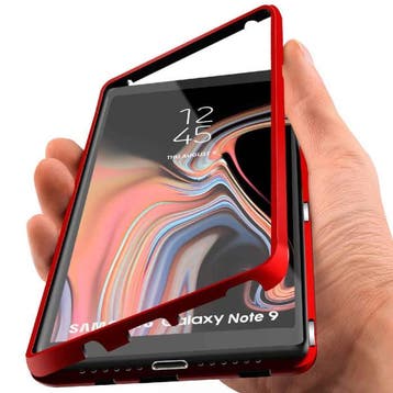 Samsung Galaxy Note 9 Magnetisch 360° Hoesje met Tempered, Verzenden