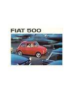 1966 FIAT 500 D SUNROOF | GIARDINIERA BROCHURE NEDERLANDS, Nieuw