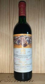 1987 Chateau Mouton Rothschild - Bordeaux, Pauillac 1er, Verzamelen, Wijnen, Nieuw