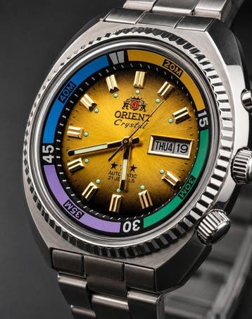 Orient - SK Super King Crystal JDM Kanji - Zonder, Nieuw