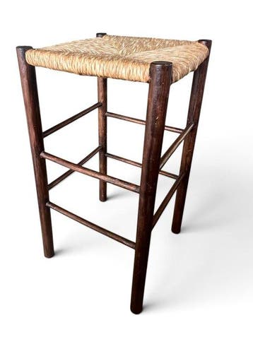 Kruk - Hout - Originele geweven zitting