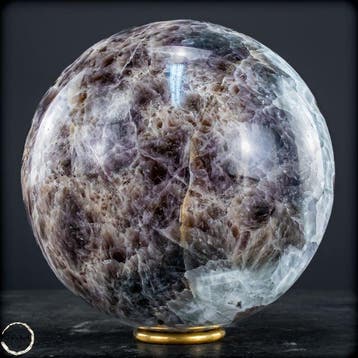 Natuurlijke Zeldzame Chevron-Amethist Sphere, Bolivië-