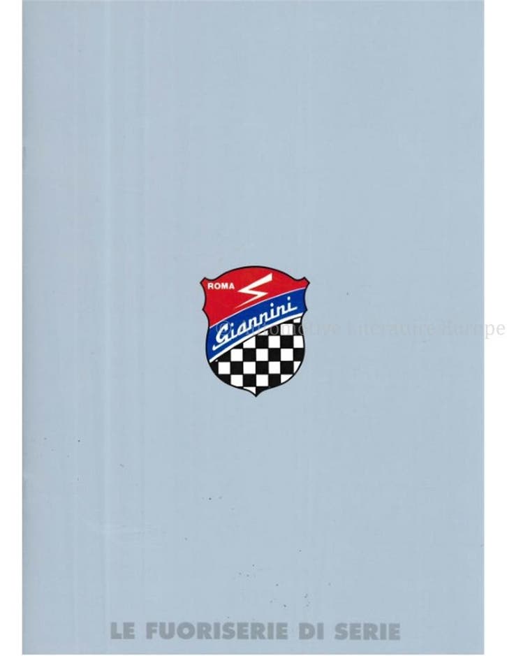 1990 GIANNINI PROGRAMMA BROCHURE ITALIAN, Boeken, Auto's | Folders en Tijdschriften