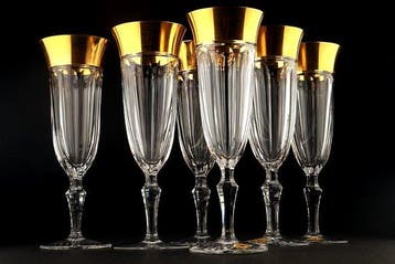 Josephinenhutte - Drinkservies - keizerin - Kristal