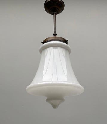 Plafondlamp - Opaline glas