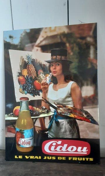 Cidou - Reclamebord - Metaal