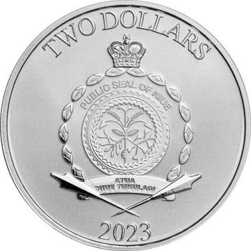 1 Troy Ounce - Argent .999 - Grogu Baby Yoda - Star Wars, Postzegels en Munten