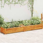 vidaXL Plantenbak verhoogd 200x50x25 cm acaciahout, Verzenden