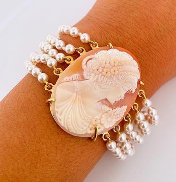 Zonder minimumprijs - Armband - 9 kt. Geel goud, Zilver, Nieuw