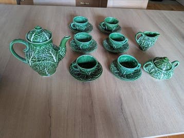 Koffieservies voor 6 (15) - Keramiek, Glazuur