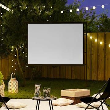 vidaXL Projectiescherm met standaards 90 inch 4:3, Verzenden, Nieuw