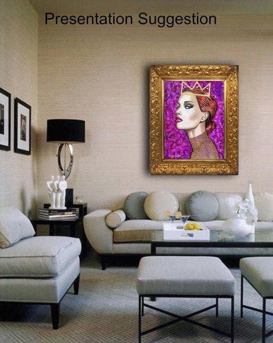 Margot Laffon - Electrical Duality - Original painting, Antiquités & Art, Art | Objets design