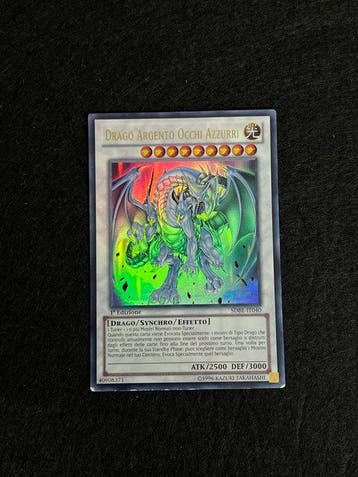 Konami Card - Yu-Gi-Oh! - Blue-Eyes Silver Dragon & Number