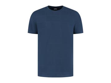 2dekans | Boston Brothers T-shirt Jacquard Check Pattern -, Kleding | Heren, Ophalen of Verzenden, Nieuw