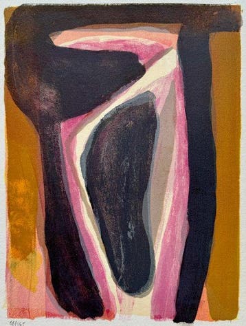 Bram Van Velde (1895-1981) - Composition abstraite