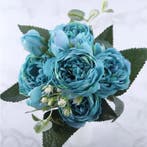 Kunst Boeket - Zijden Rozen Roos Bloemen Luxe Boeketten, Verzenden