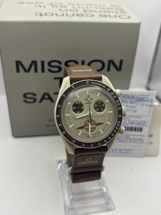 Omega x Swatch - MoonSwatch - Mission to Saturn - Sans prix, Bijoux, Sacs & Beauté, Montres | Hommes