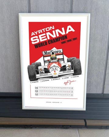 Ayrton Senna - 1994 - Quadro, Nieuw