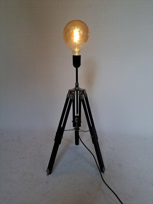 Lampe de table - Bois, Métal, Antiek en Kunst, Curiosa en Brocante