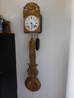 Comtoise klok - Antiek Messing, Emaille, IJzer - 1850-1900 -