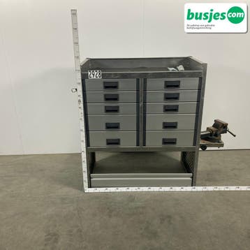 Aluca bedrijfswageninrichting 1010x520x1100mm (2928), Verzenden, Gebruikt