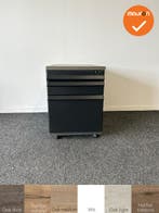 Ladeblok - 57x42x76cm - Antraciet - 3 lades - kunststof fron, Werkplek, Ophalen of Verzenden, Gebruikt, Kast