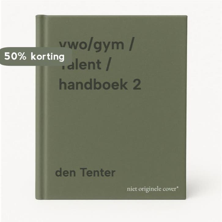 vwo/gym / Talent / handboek 2 9789034515797 den Tenter, Livres, Livres scolaires, Envoi