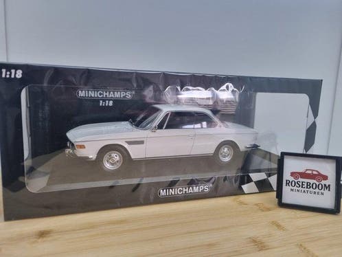 ② Minichamps 1:18 - Modelauto - BMW 2800 CS 1968 White
