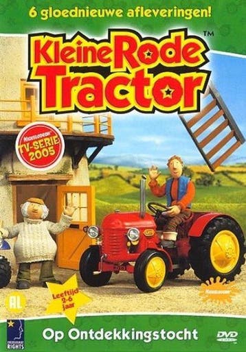 Kleine rode tractor op ontdekkingstocht (dvd tweedehands, Ophalen of Verzenden