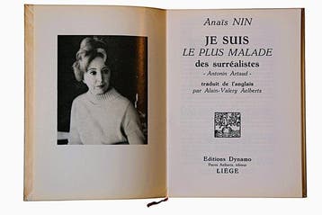 [Ex. num. 17/51 sur vélin blanc] Anais Nin - Je suis le plus