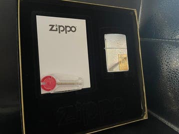 Zippo - COFFRET ZIPPO ROLLS ROYCE SUR PLAQUE - Edition 1989
