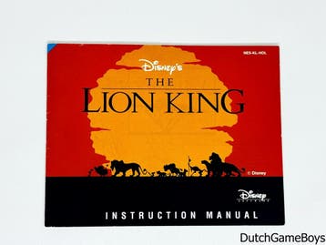 Nintendo NES - The Lion King - HOL - Manual, Verzenden, Gebruikt