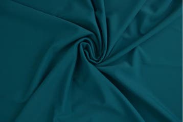 10 meter lycra stof - Donker petrol, Overige materialen, Overige kleuren, Verzenden, 120 cm of meer