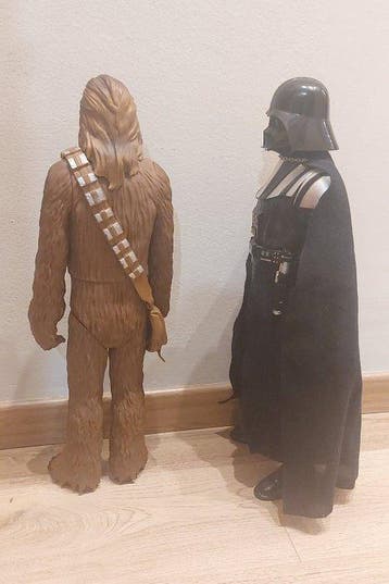 Jakks Pacific - Action figure Darth Vader e Chewbacca -, Nieuw