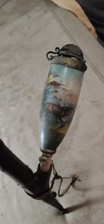 Pipe - Porcelaine, Bois, Métal, Bakélite